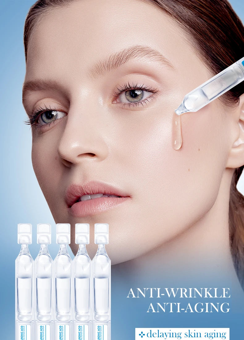 SADOER8D Hyaluronic Acid Anti-Aging Repair Facial Essence Fade Fine Lines Lifting Firming Whitening Serum Face Beauty Skincare