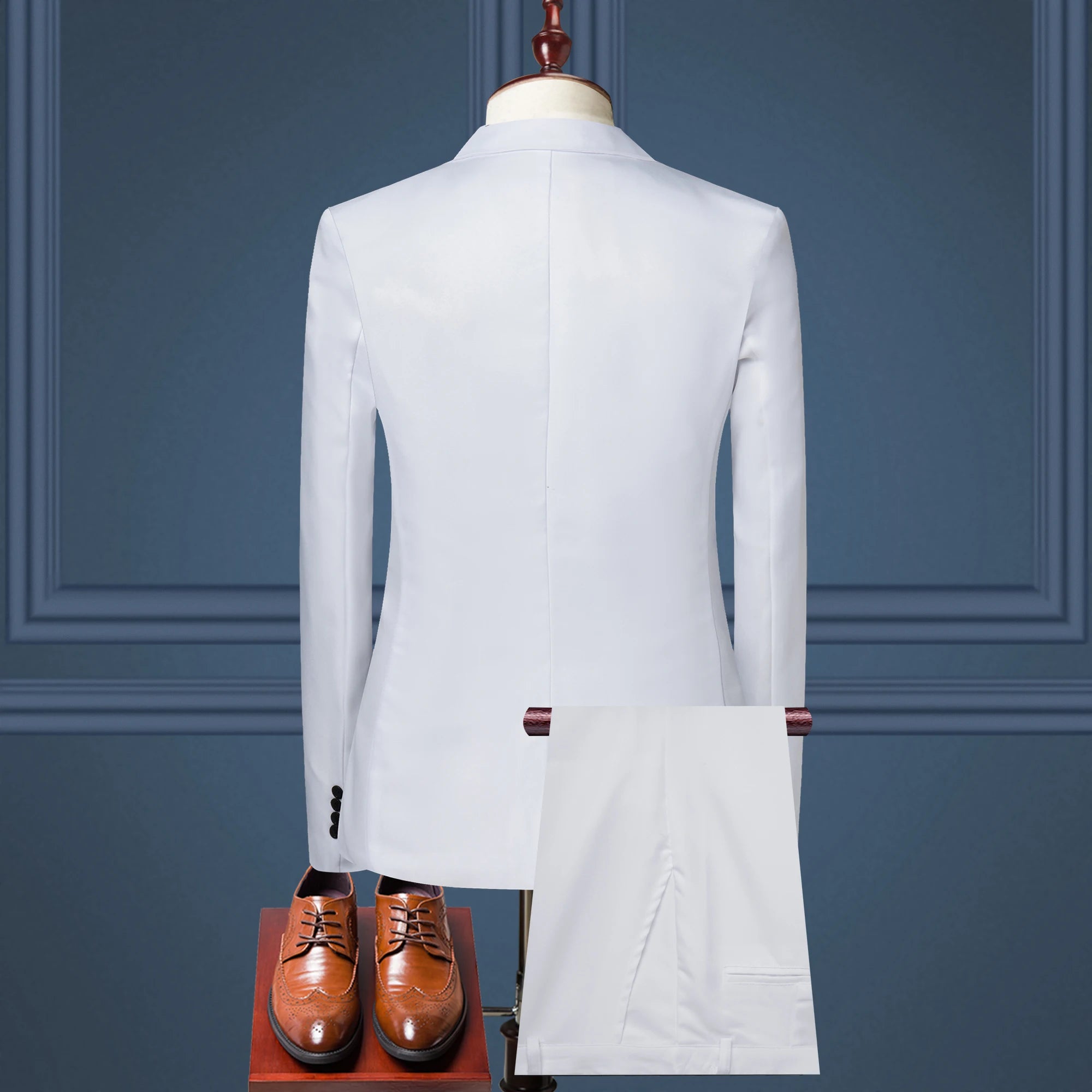 Luxury Men's Clothing New Men's Suit European and American Fashion Suit Men's Suit Business Casual Suit Two-piece Set Men's Suit