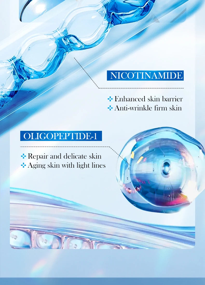 SADOER8D Hyaluronic Acid Anti-Aging Repair Facial Essence Fade Fine Lines Lifting Firming Whitening Serum Face Beauty Skincare