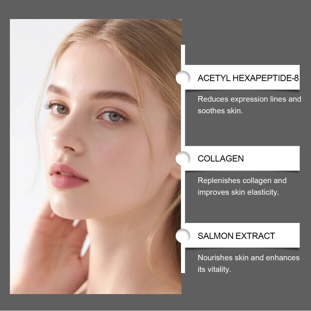 Anti-Aging Firming Facial Serum Moisturizing Reducing Sagging Improving Contours Reshaping Skin Soft Delicate Facial Care Serum