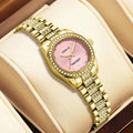 Luxury Women's Watch, Waterproof Watch, Niche Light Luxury Diamond-Encrusted Watch for Women, High-Value Hot-Selling Model, Creative Design, Personalized Fashion Accessory, Best-Selling Watch for Female Students, Trendy Quart