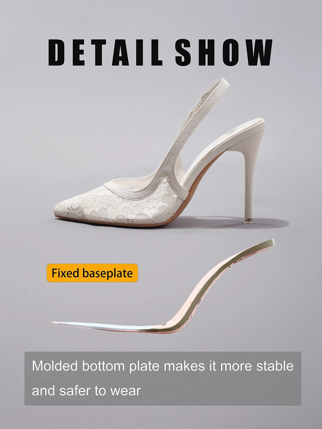 Luxury White Lace Super High Heels Shoes for Women Autumn Elegant Pointed Banquet Wedding Party Pumps Brand Ladies Stilettos