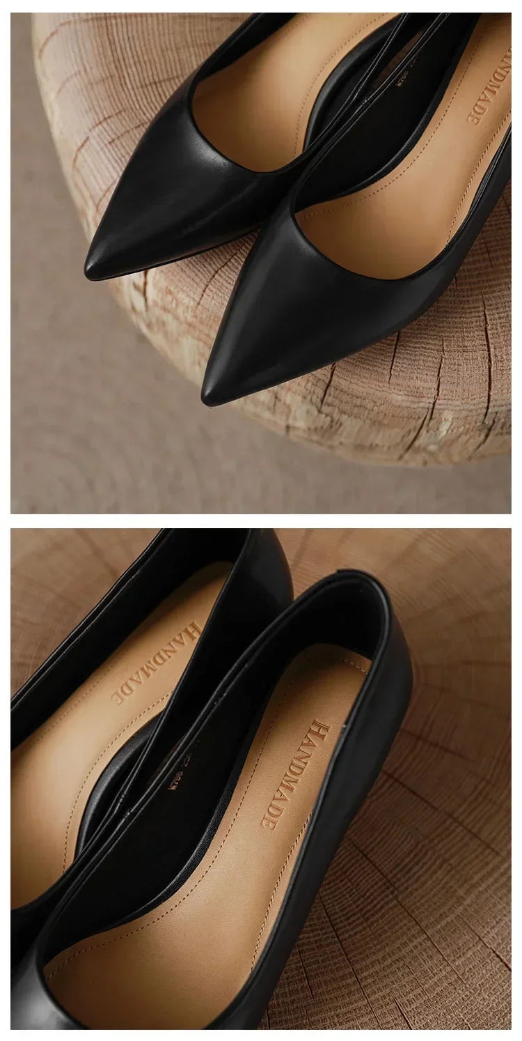 Luxury Pumps Shoes for Women Heeled Woman Medium Heel Stiletto Heels High Sandal Party Office 2019 Elegant Brown Small Heel Sexy