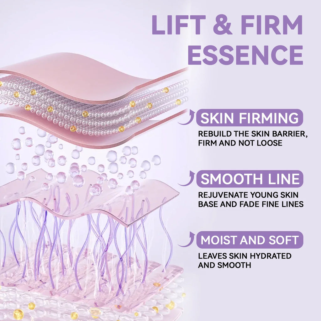 50ML Anti-Aging Serum Lift & Firm Pore Shrinking Moisturizing Face Serum Antioxidant Accelerates Skin Repair Increase Elasticity