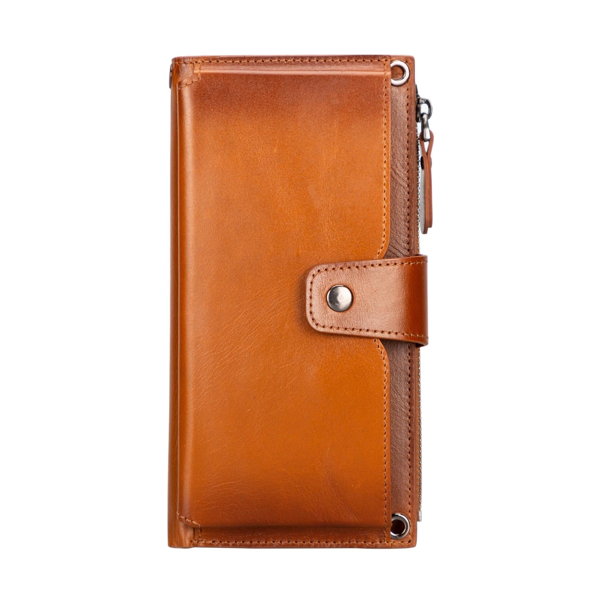 Kaycee Leather Women's Cell Phone Wallet with Strap